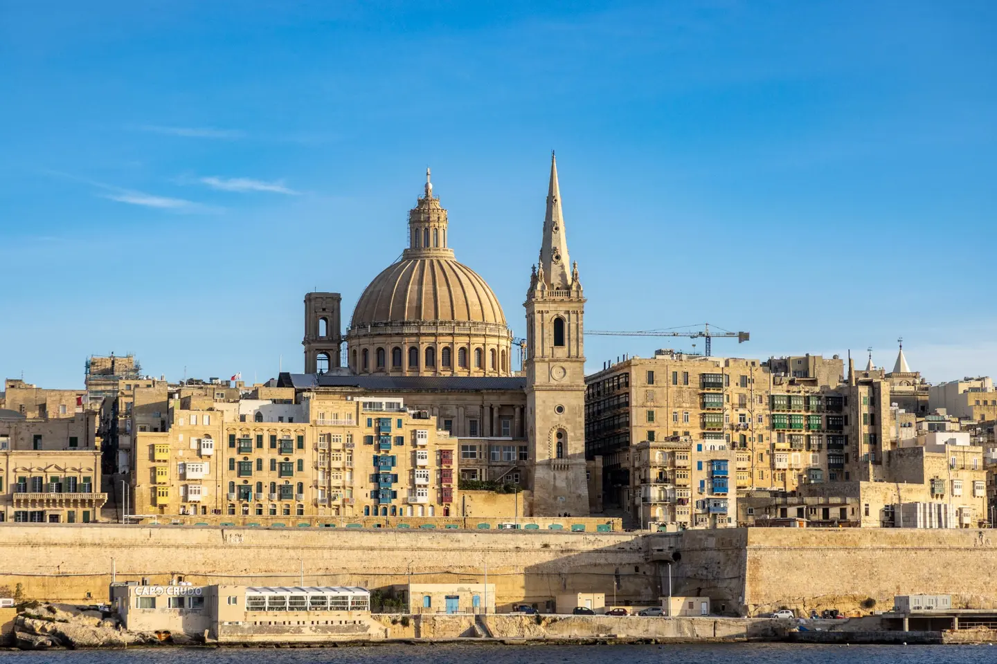 St George's Cross in Malta captured on location